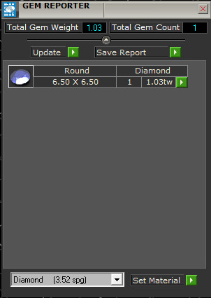 Round charm necklace model 1291 3D print model_2