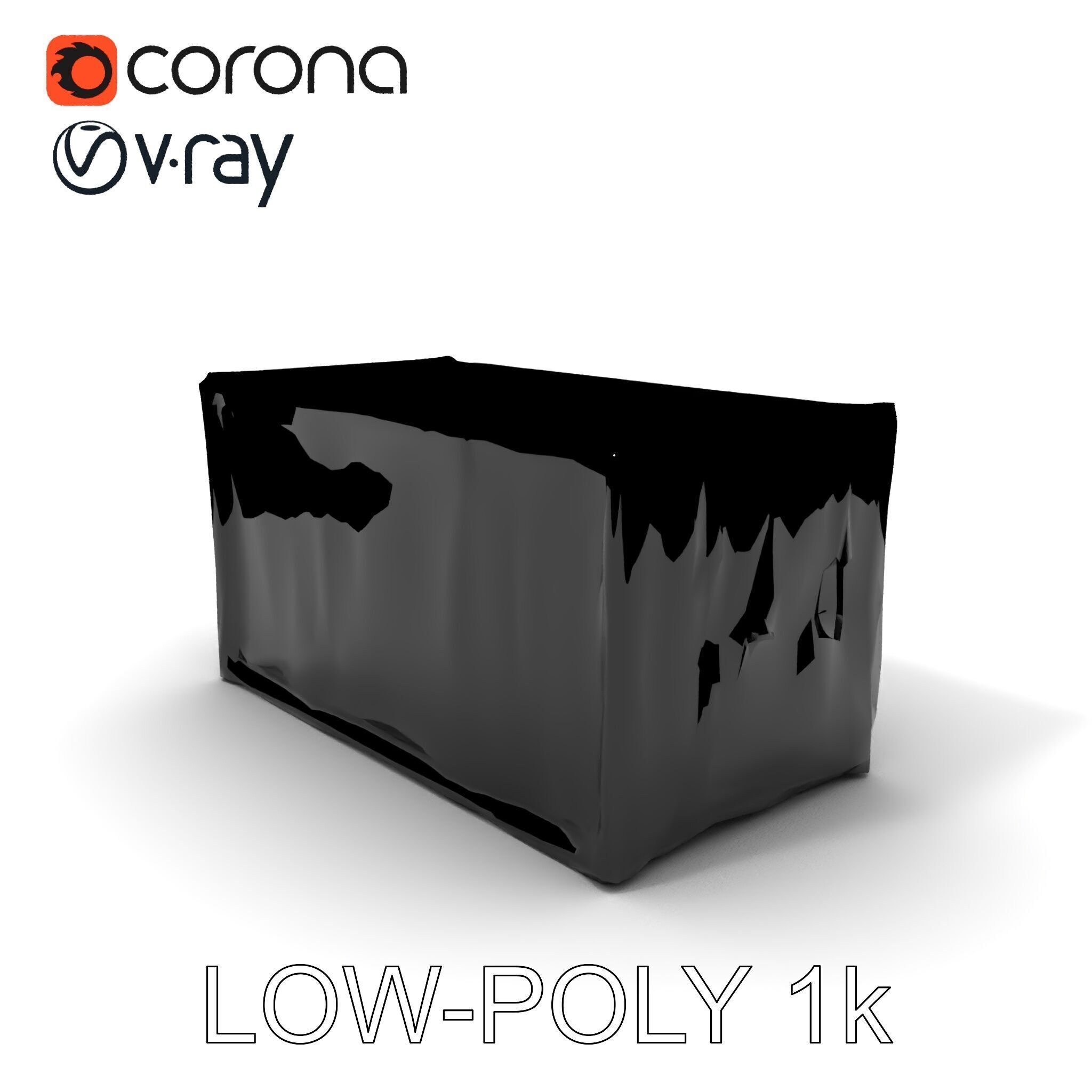 Cargo Shipping Container D Model Pack Low-poly 3D model_7