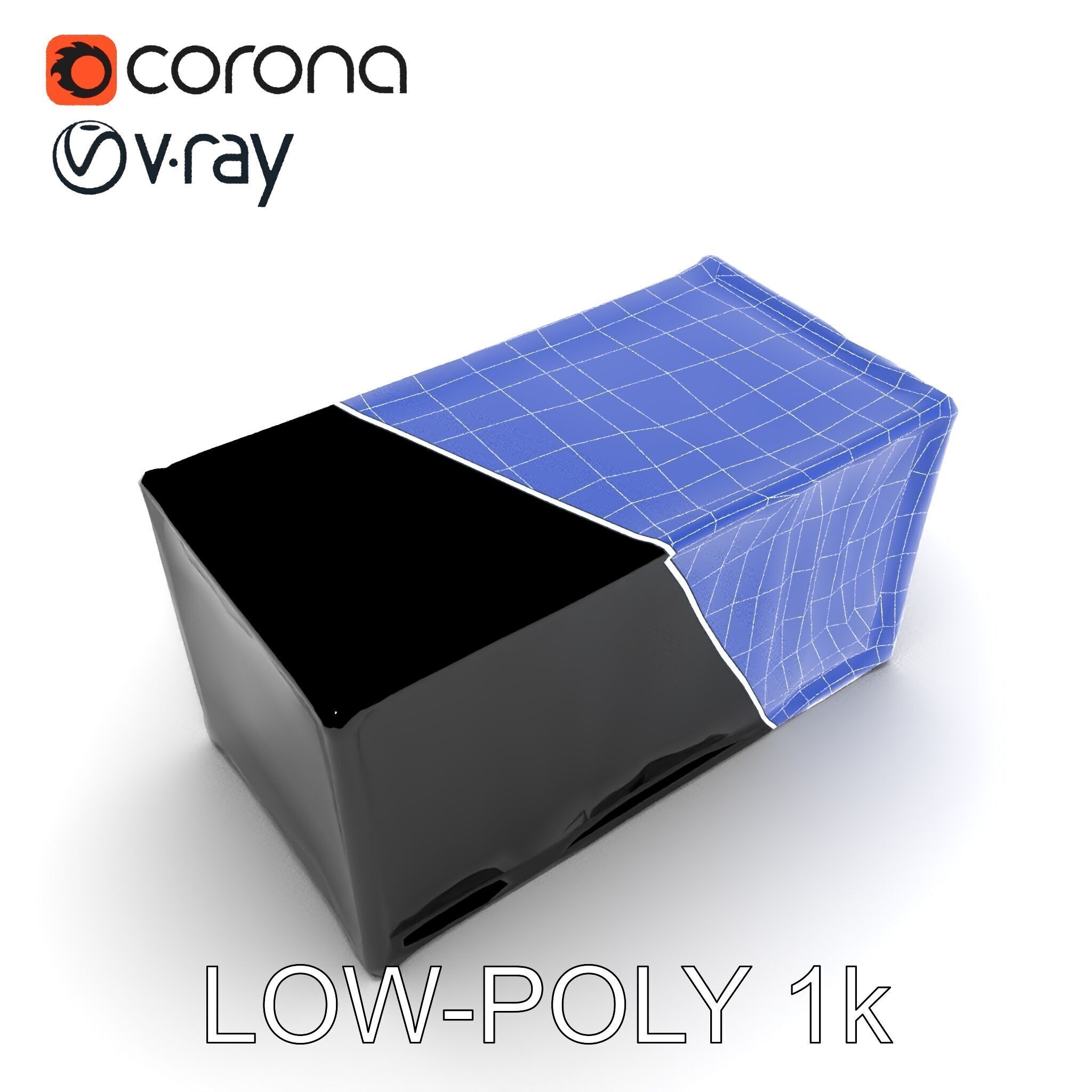 Cargo Shipping Container D Model Pack Low-poly 3D model_31