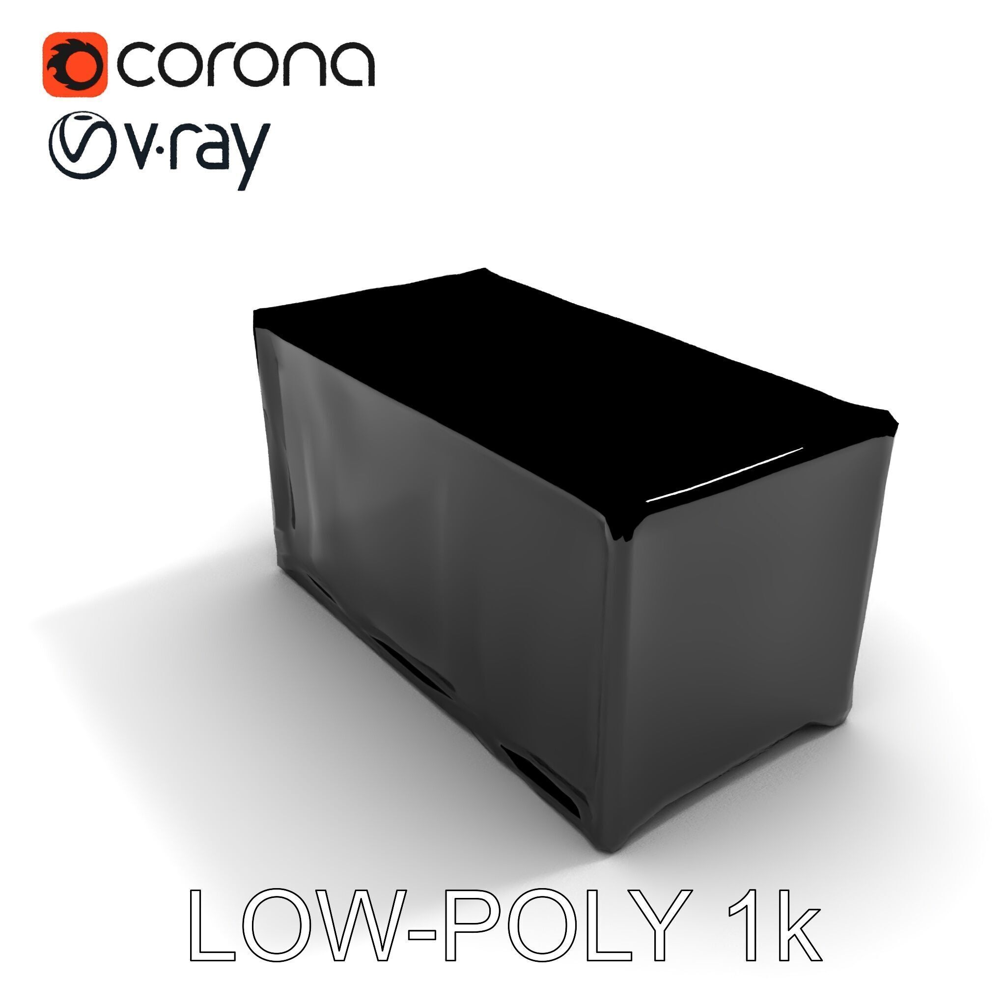 Cargo Shipping Container D Model Pack Low-poly 3D model_12