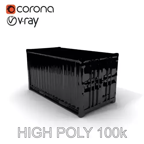 Cargo Shipping Container D Model Pack