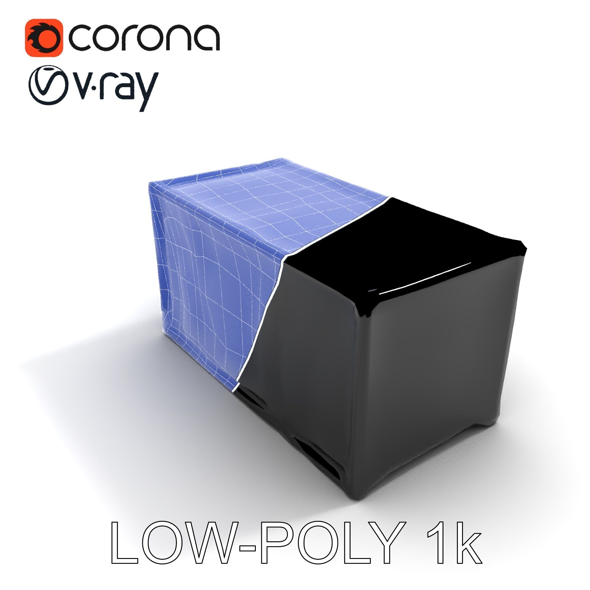 Cargo Shipping Container D Model Pack Low-poly 3D model_18