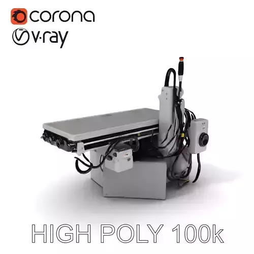 Industrial CNC Machine Model Pack Low-poly 3D model