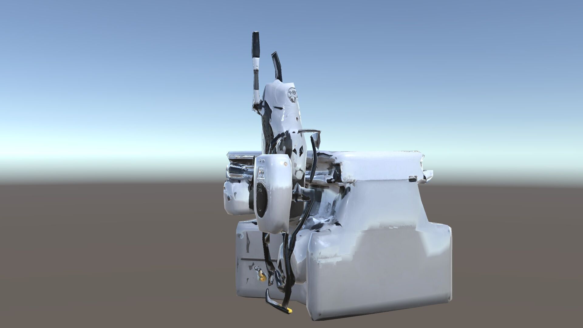 Industrial CNC Machine Model Pack Low-poly 3D model_34