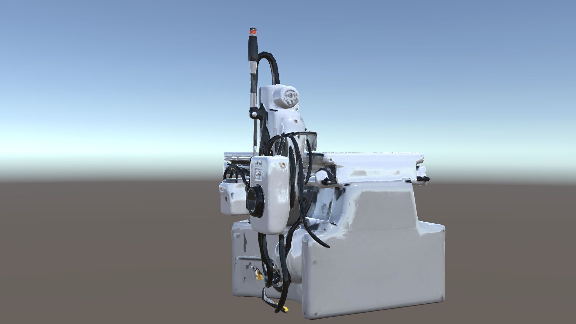 Industrial CNC Machine Model Pack Low-poly 3D model_19