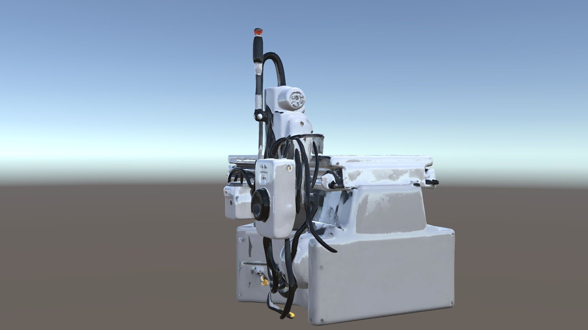 Industrial CNC Machine Model Pack Low-poly 3D model_5