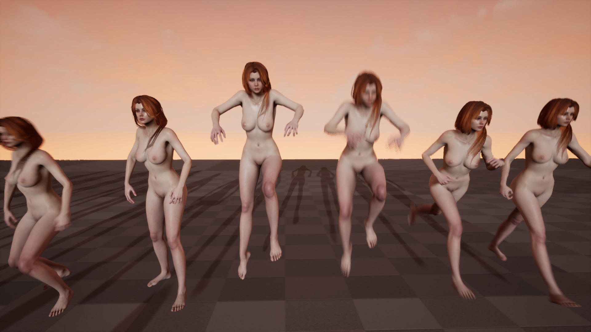 Warrior Lady Low-poly 3D model_26