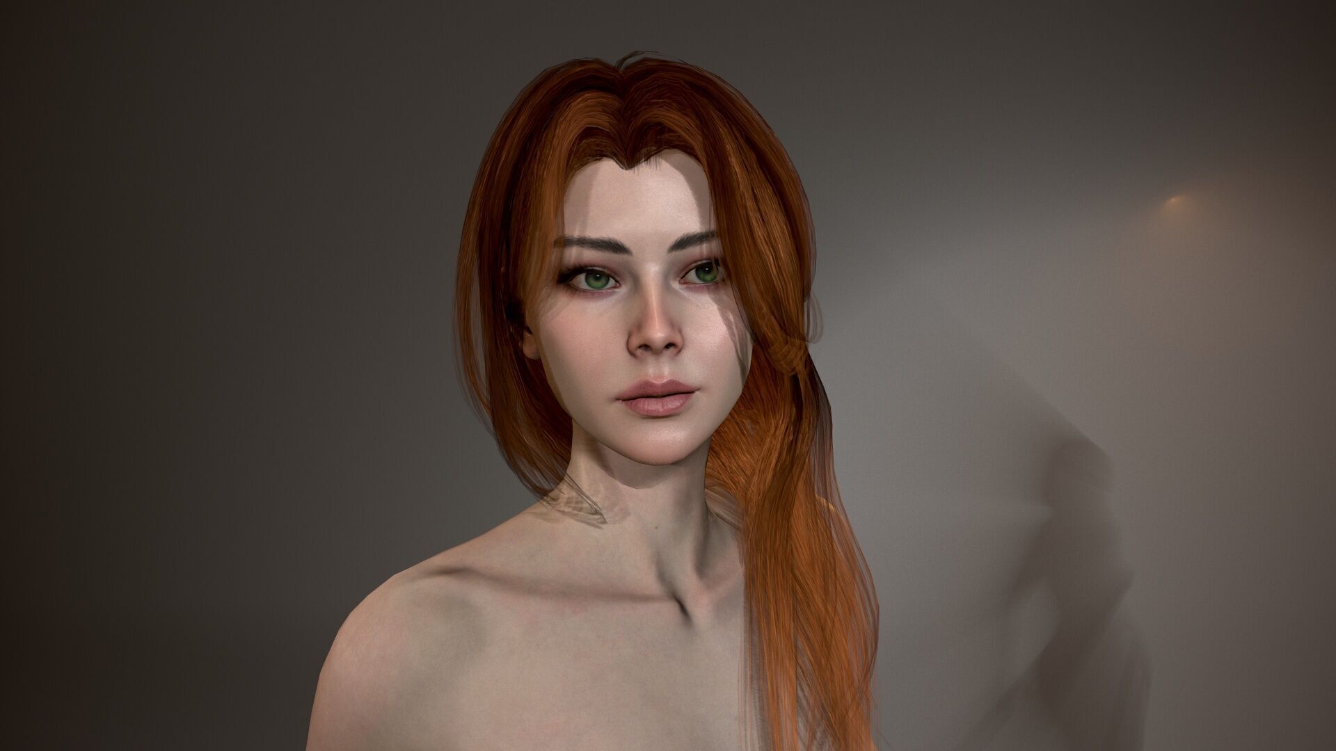 Warrior Lady Low-poly 3D model_15