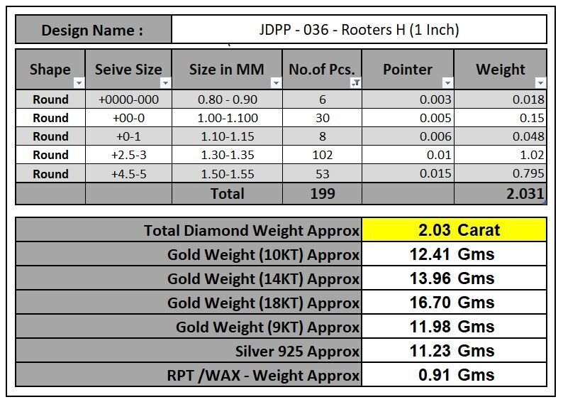 Custom Initial H Letter Diamond  A to Z Alphabet  Necklace 3D print model_19