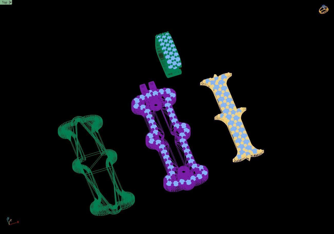 Custom Initial I Letter Diamond  A to Z Alphabet  Necklace 3D print model_16