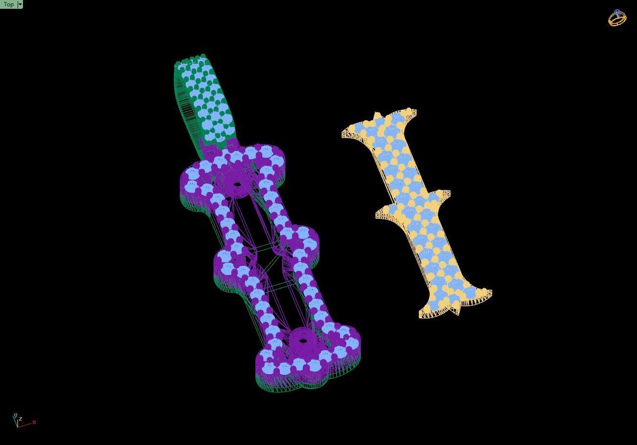 Custom Initial I Letter Diamond  A to Z Alphabet  Necklace 3D print model_15