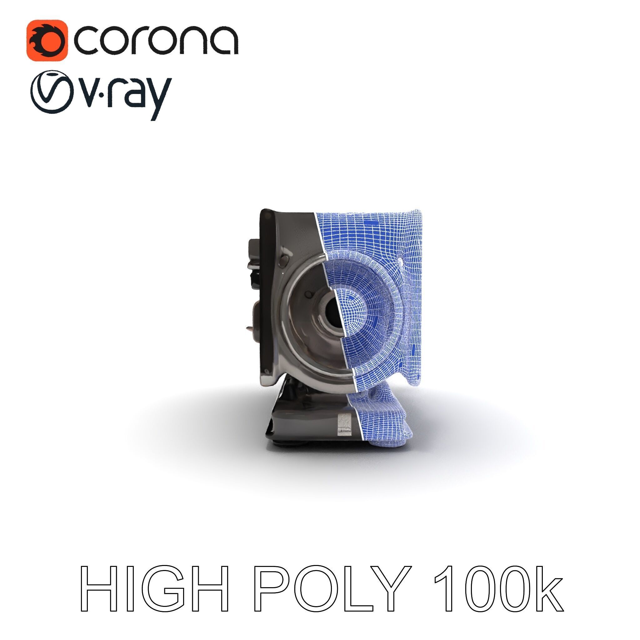 Industrial Generator Engine Model Pack for Render and Game En... Low-poly 3D model_32