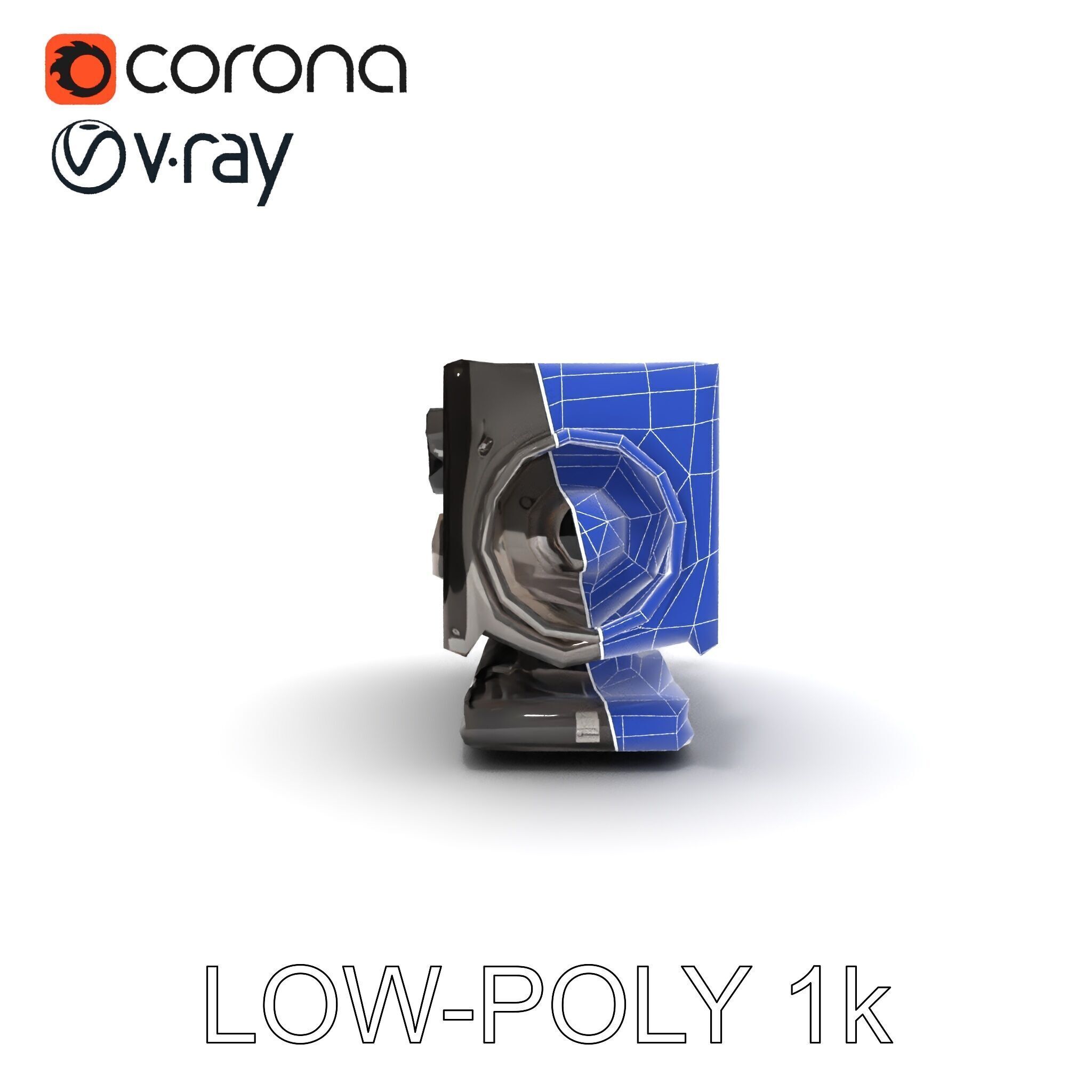 Industrial Generator Engine Model Pack for Render and Game En... Low-poly 3D model_18