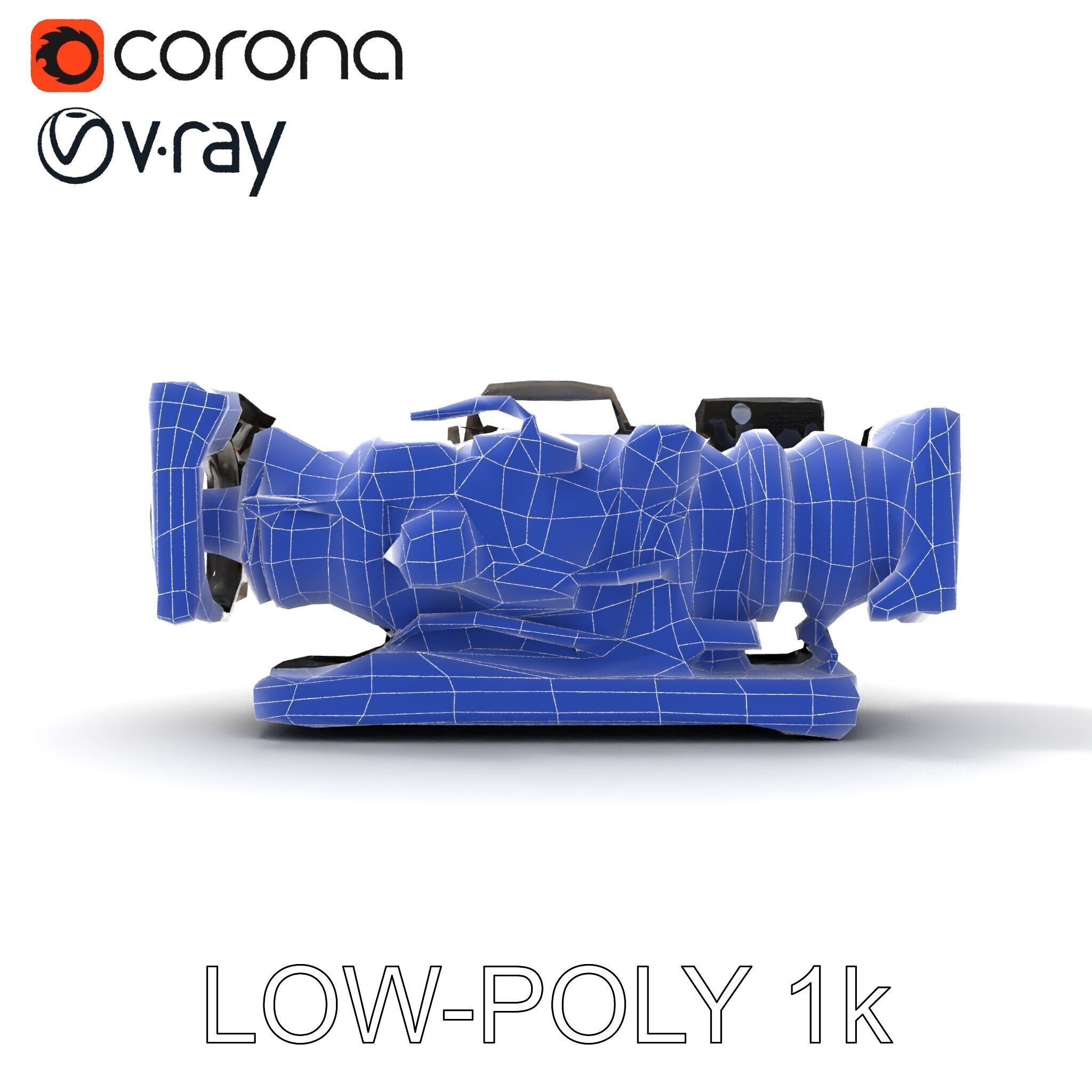 Industrial Generator Engine Model Pack for Render and Game En... Low-poly 3D model_23