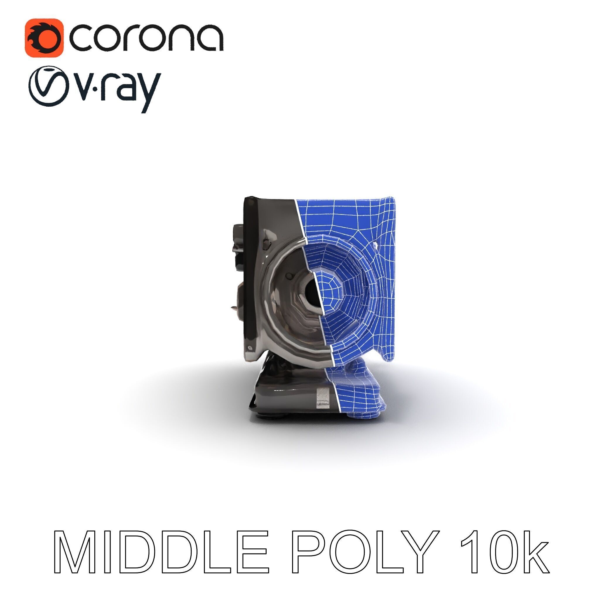 Industrial Generator Engine Model Pack for Render and Game En... Low-poly 3D model_33