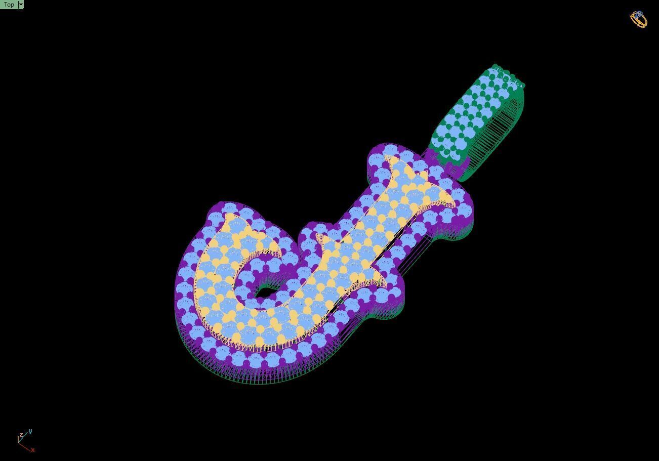 Custom Initial J Letter Diamond  A to Z Alphabet  Necklace 3D print model_14