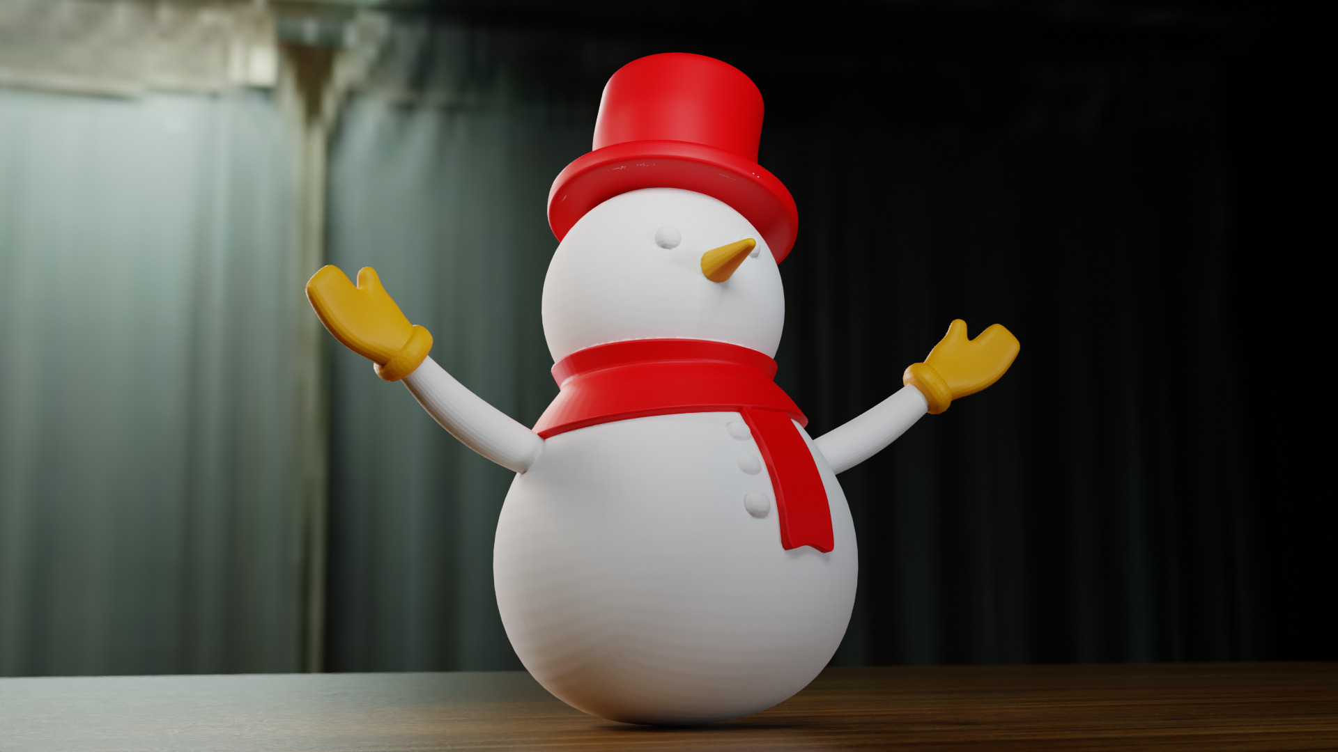 3D Printable Snowman Model STL and 3MF Files Included 3D print model_5