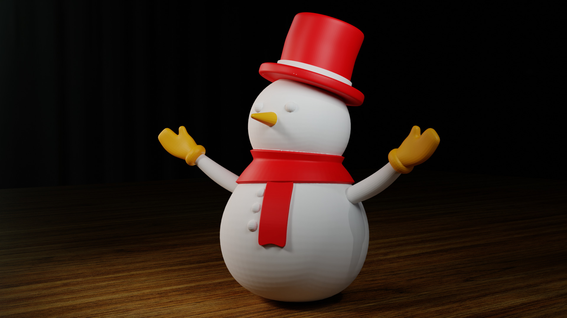 3D Printable Snowman Model STL and 3MF Files Included 3D print model_7