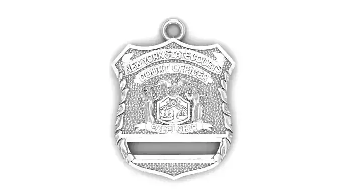 New York Court Badge Pendant