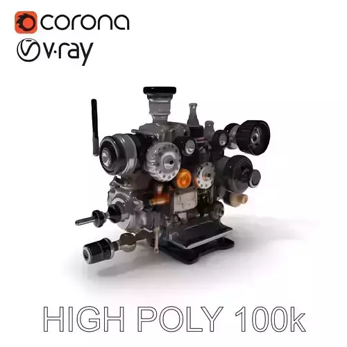 Industrial Engine Gear Model Pack