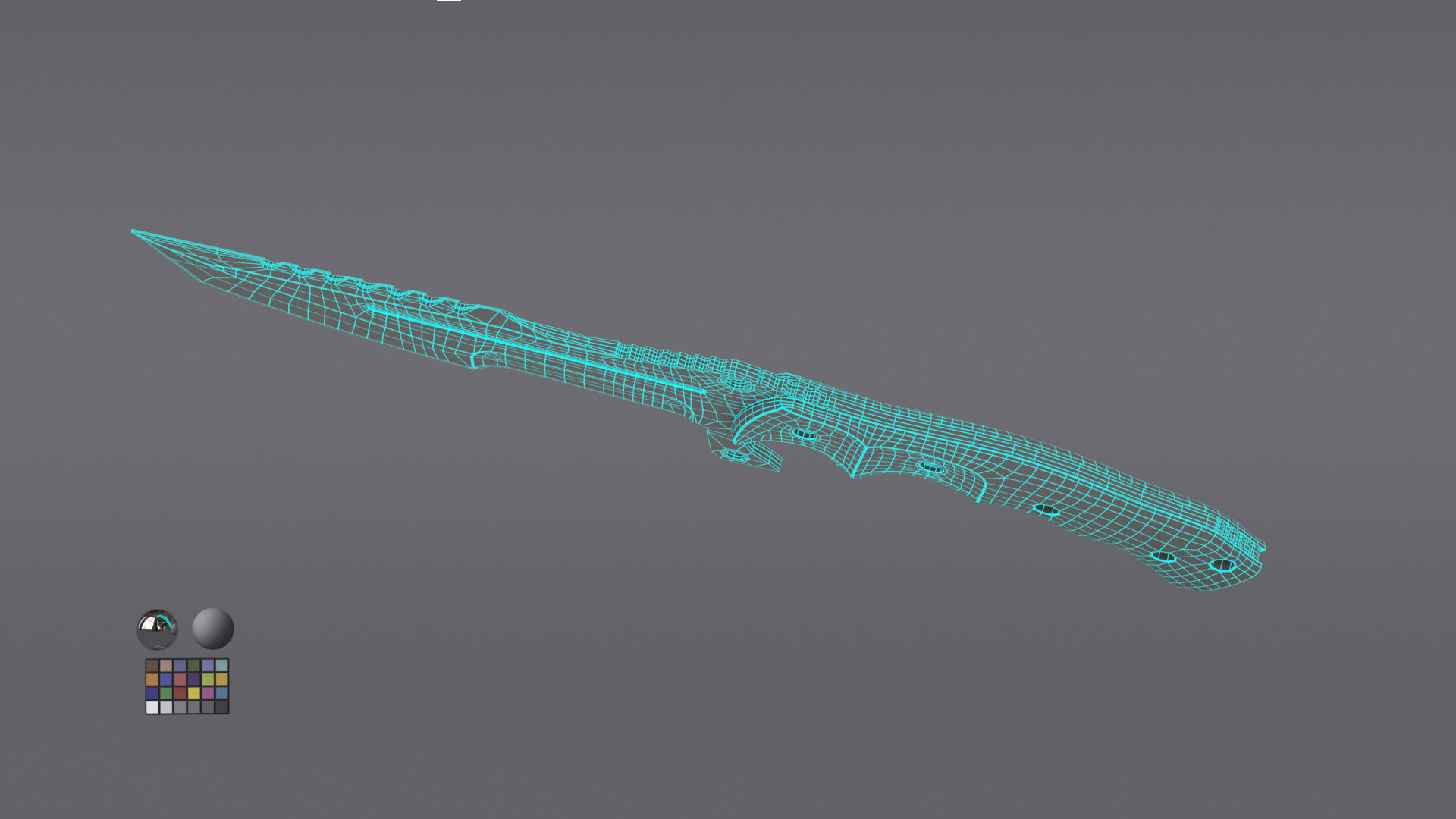 Tactical Army Knife Free 3D model_21