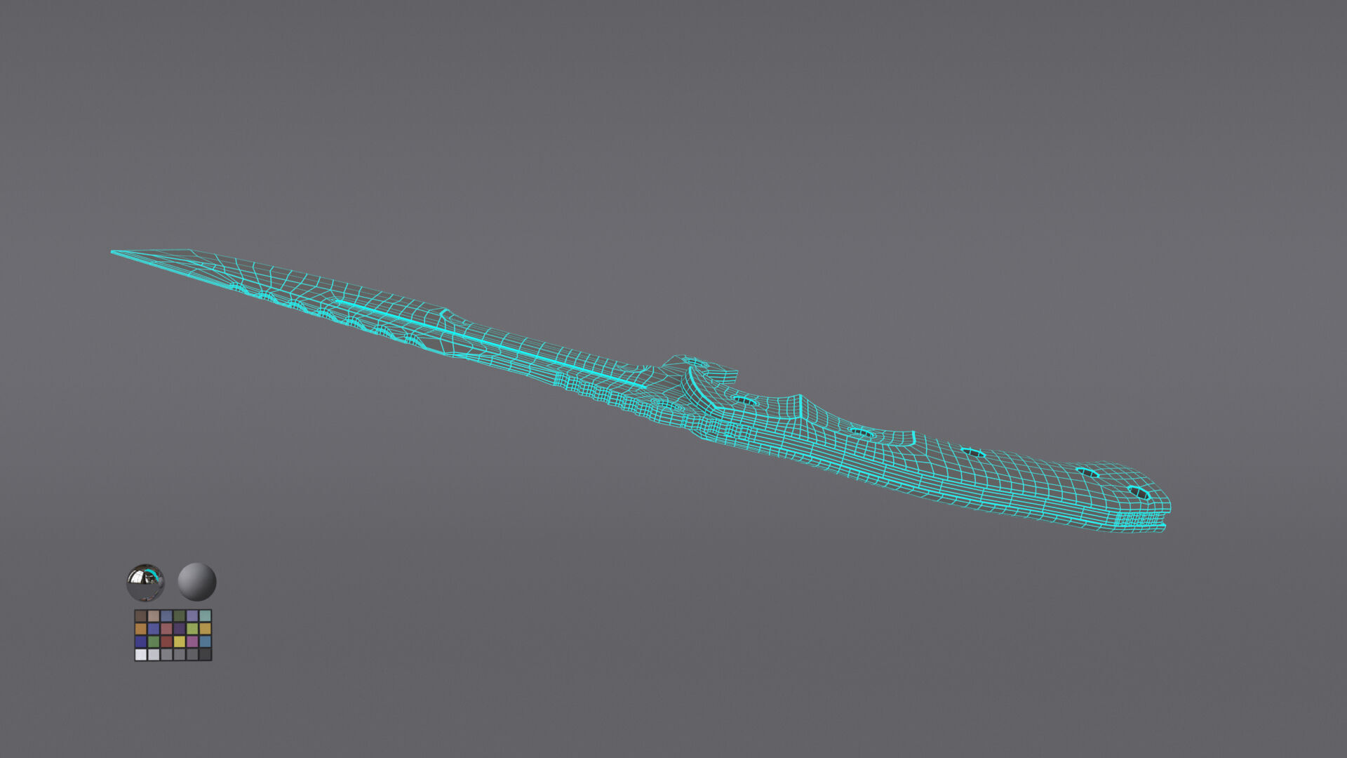 Tactical Army Knife Free 3D model_22