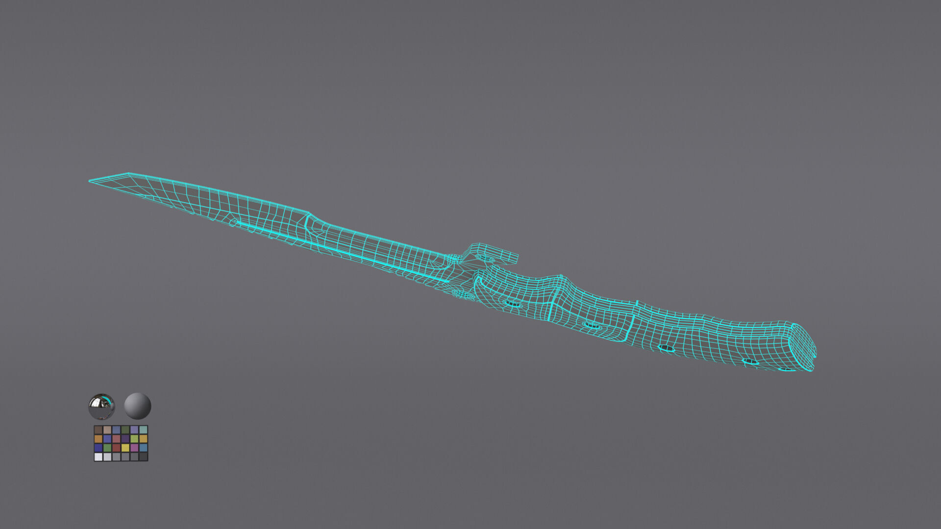 Tactical Army Knife Free 3D model_26