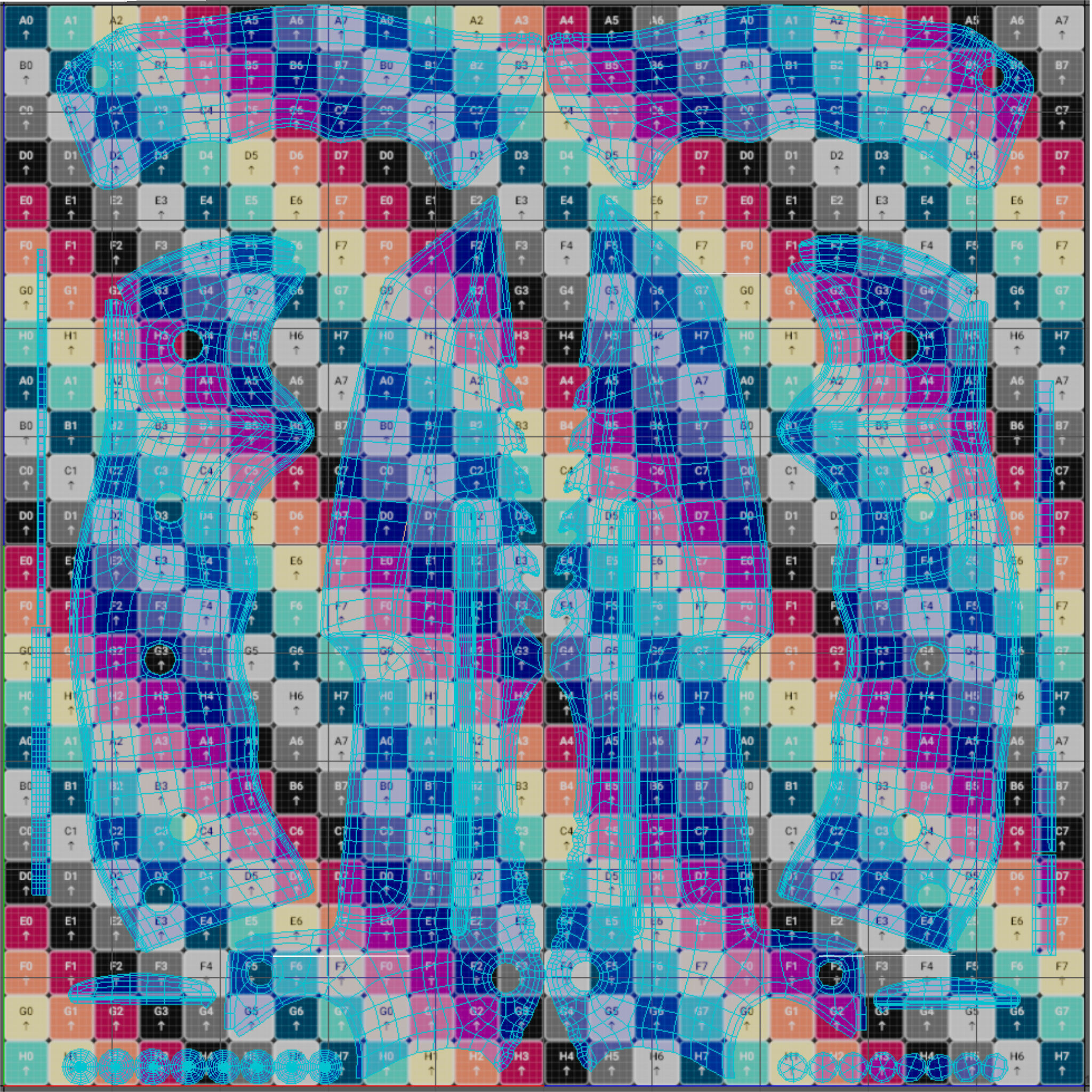 Tactical Army Knife Free 3D model_29