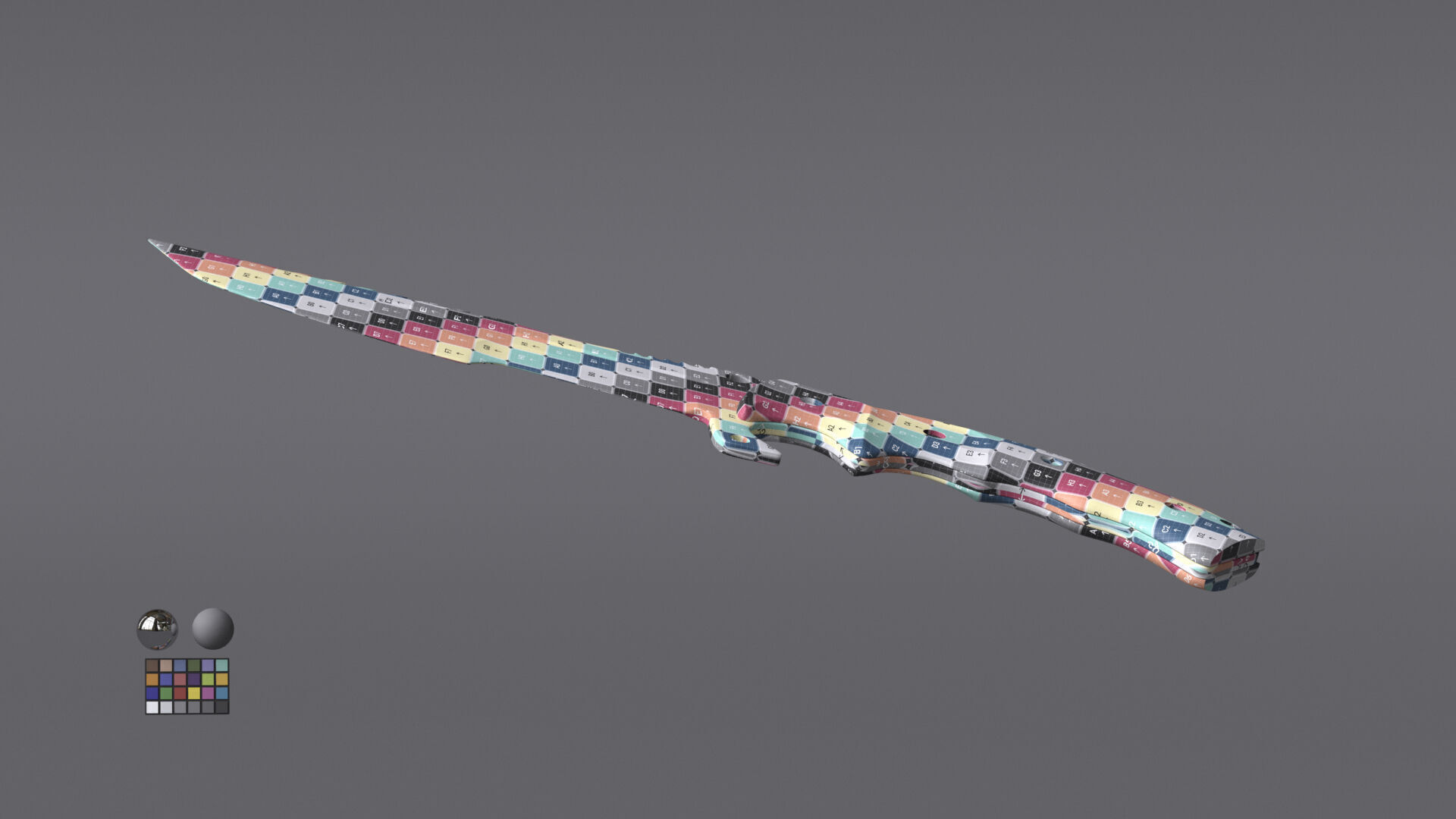 Tactical Army Knife Free 3D model_17