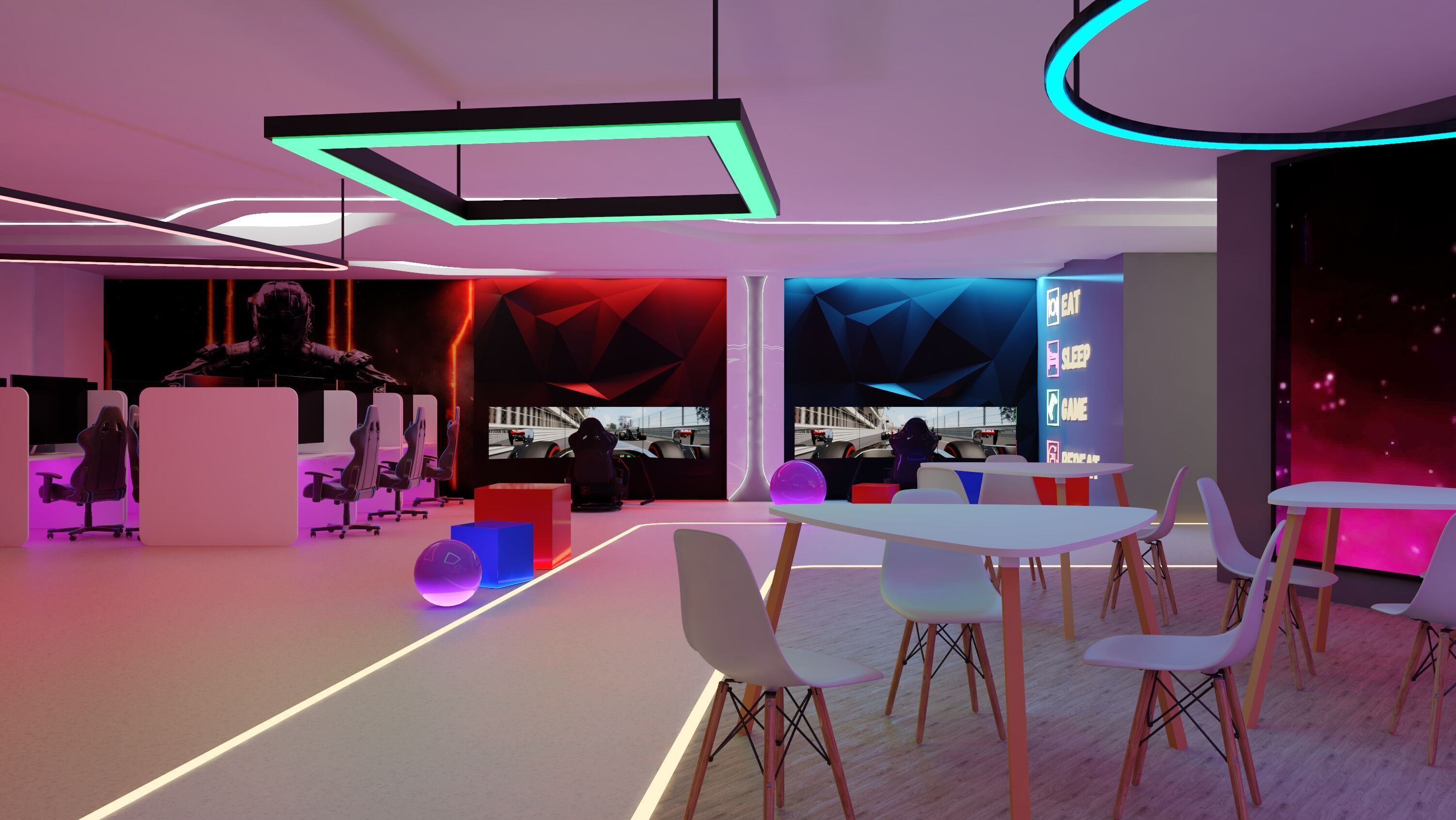 Gaming Center 3D model_3