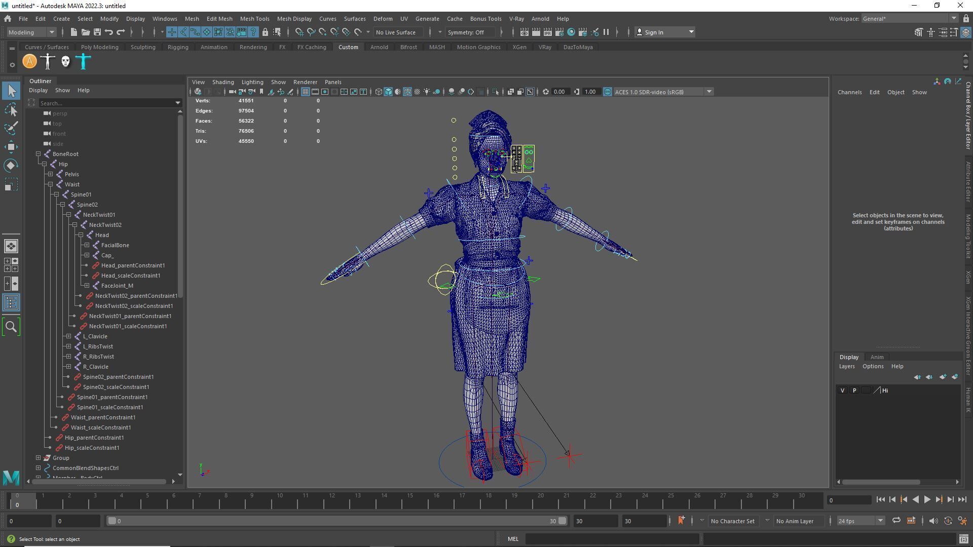 Nurse Character Game Ready Woman in Uniform Low-poly 3D model_19