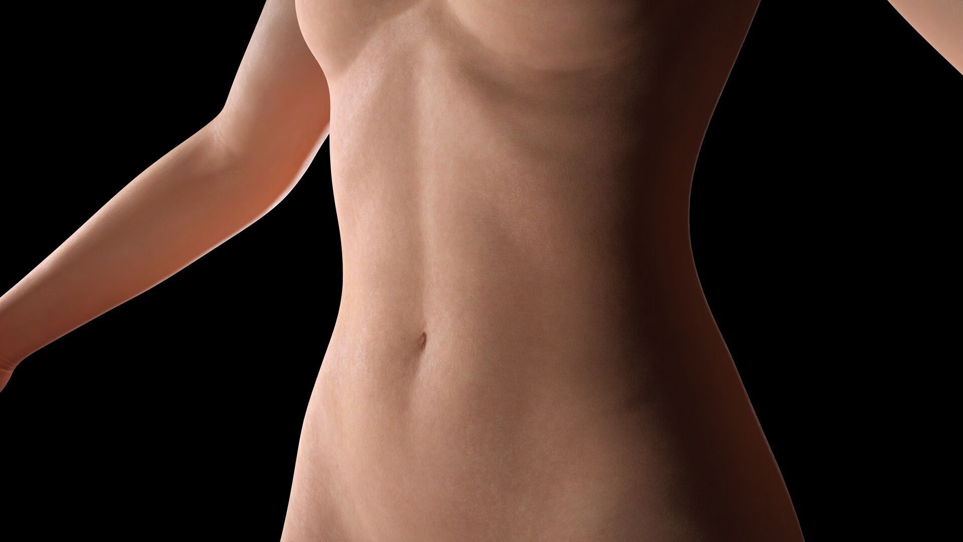 Nurse Character Game Ready Woman in Uniform Low-poly 3D model_13