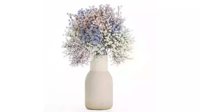 Beautiful Small Multi-colored Bouquet Gypsophila 562