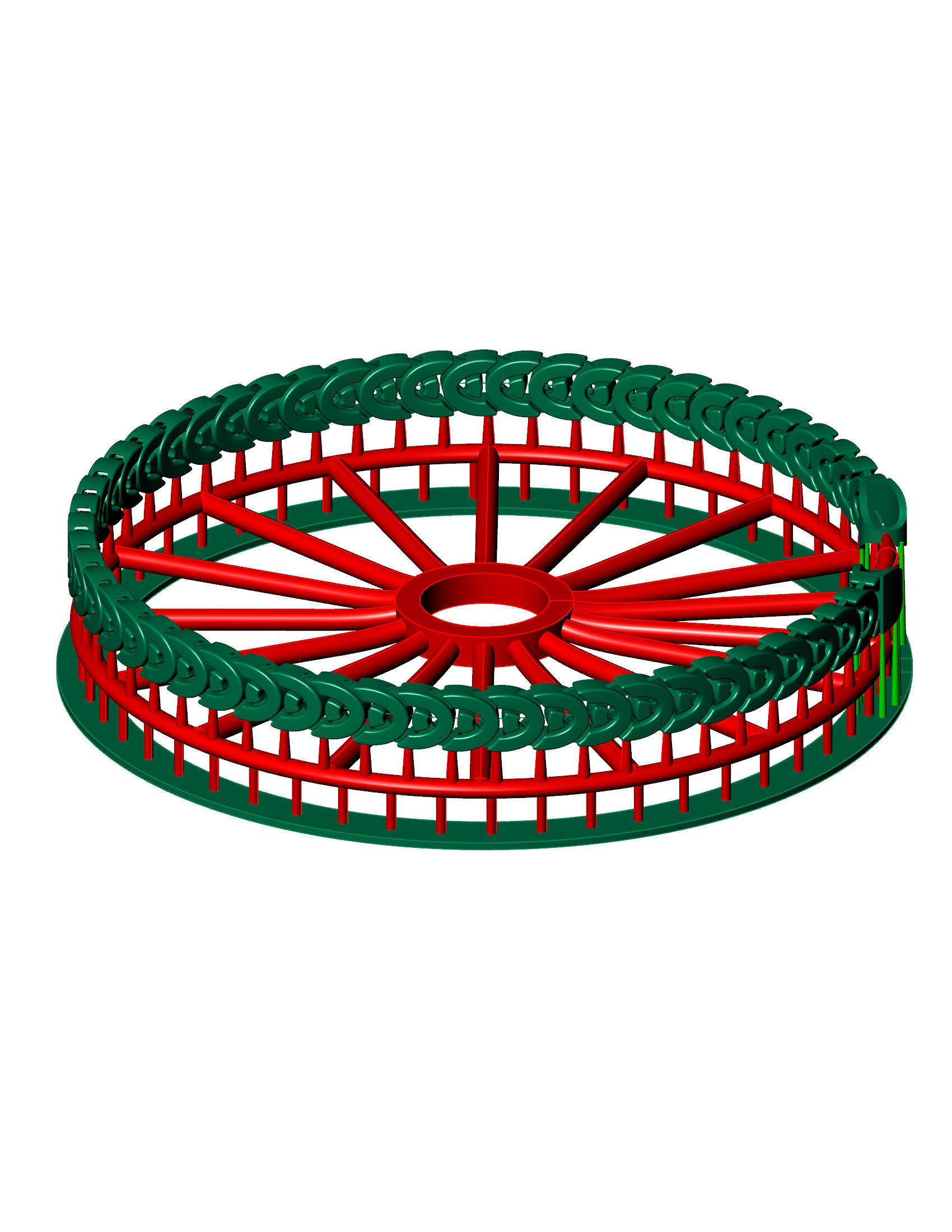 5 Set of Highly Premium Oval Cuban 3D Bracelet Design 3D Model Collection_2