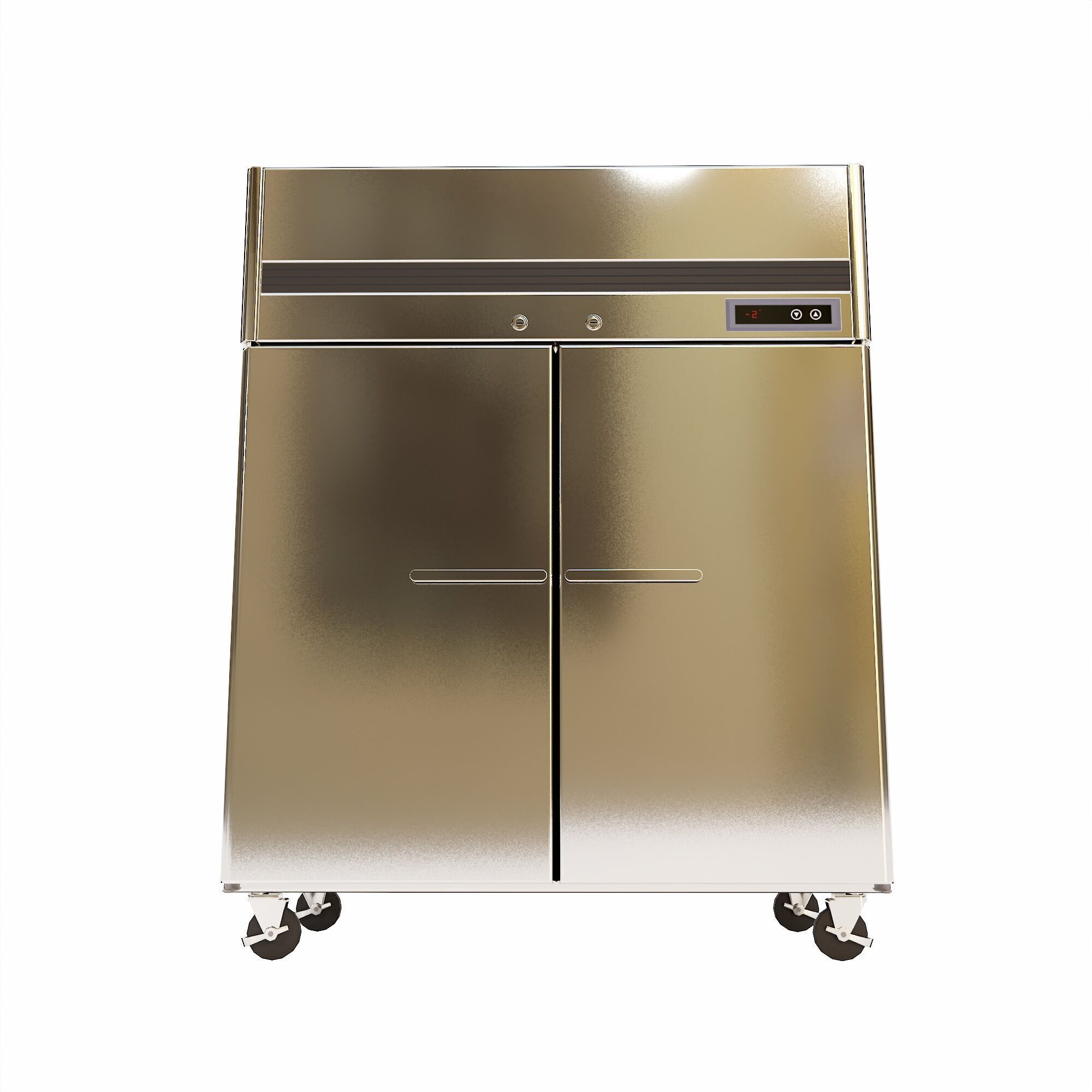 Deep Fridge   Low-poly 3D model_1