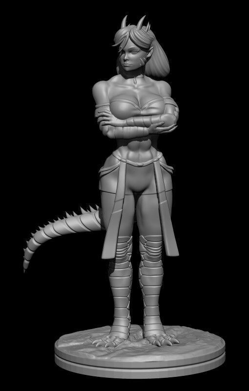 Dragon lady 3D print model_1
