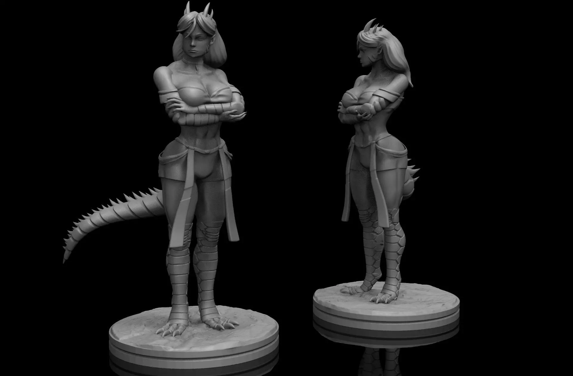 Dragon lady 3D print model_0