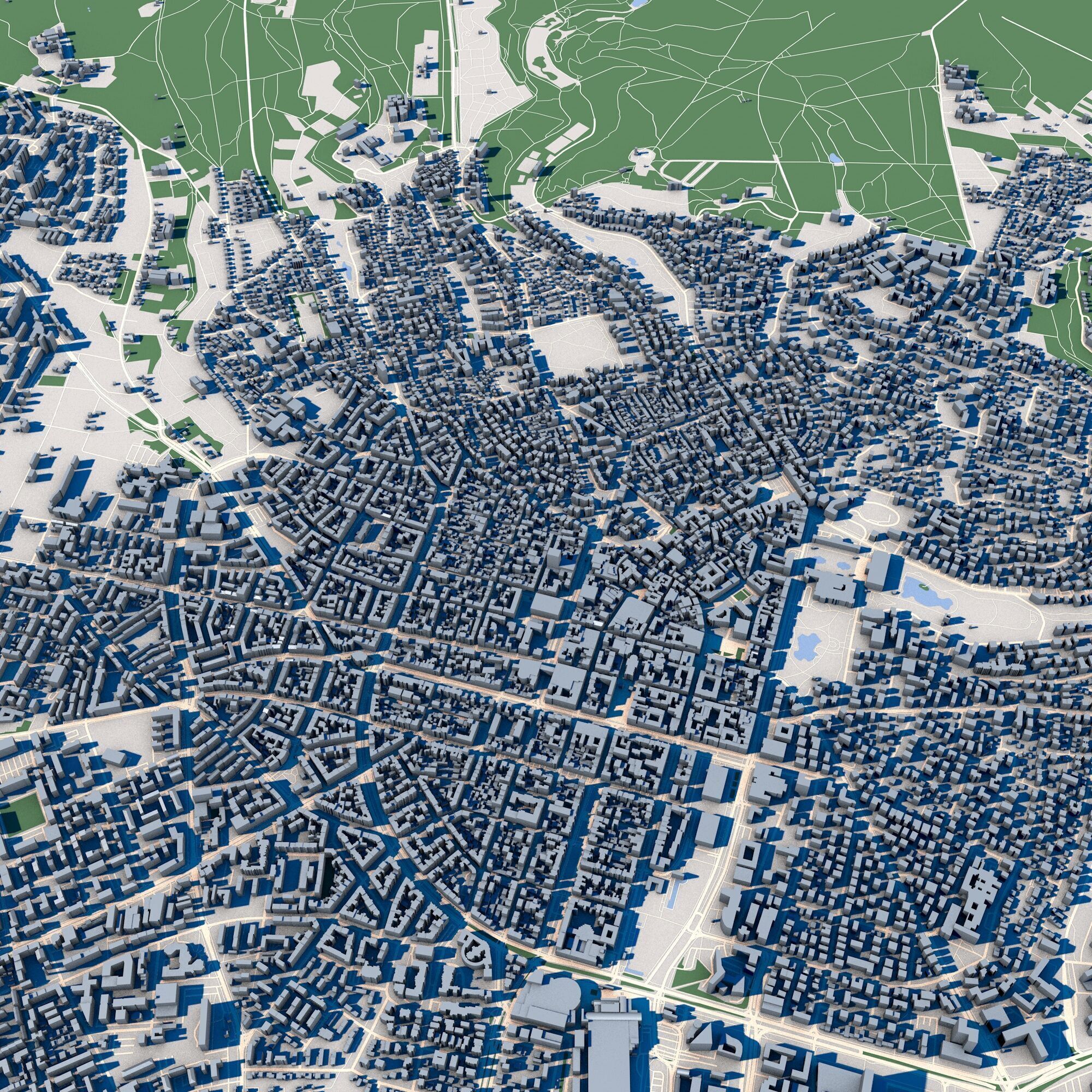 Cityscape Wiesbaden Germany 3D model_5