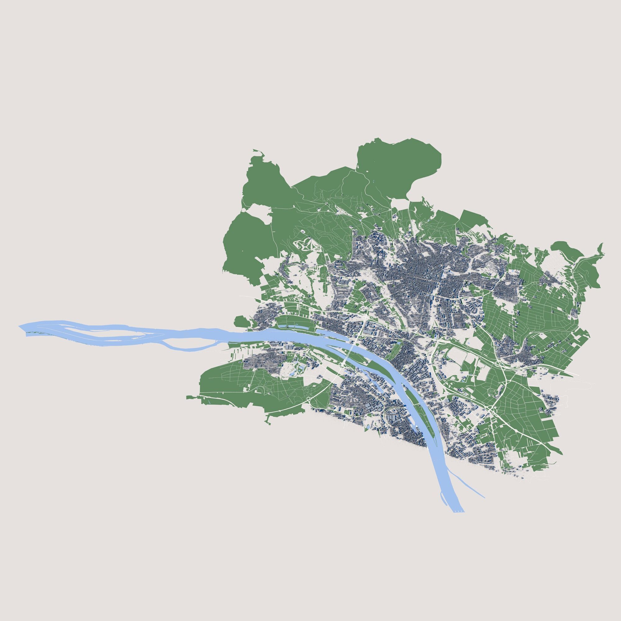 Cityscape Wiesbaden Germany 3D model_1