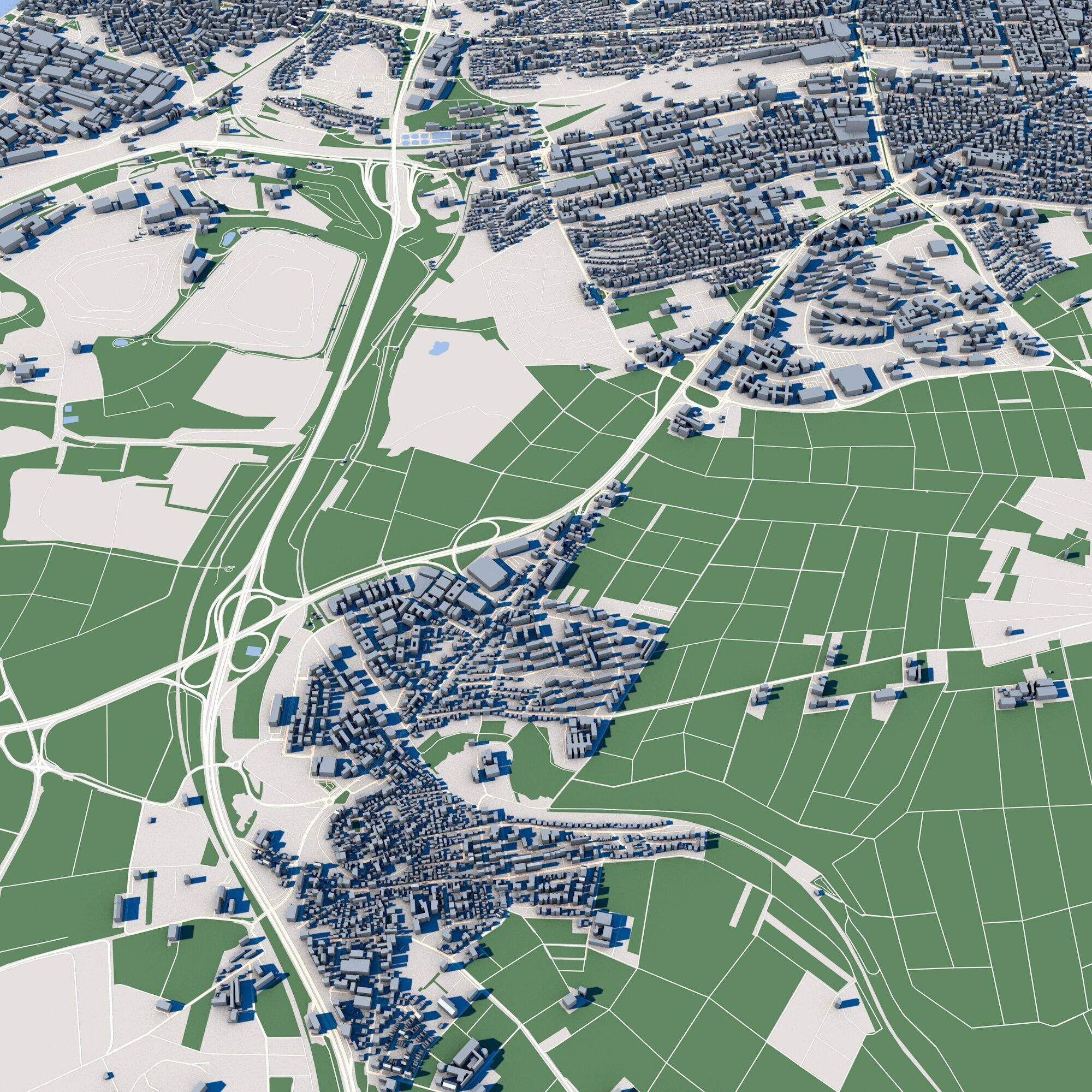 Cityscape Wiesbaden Germany 3D model_6