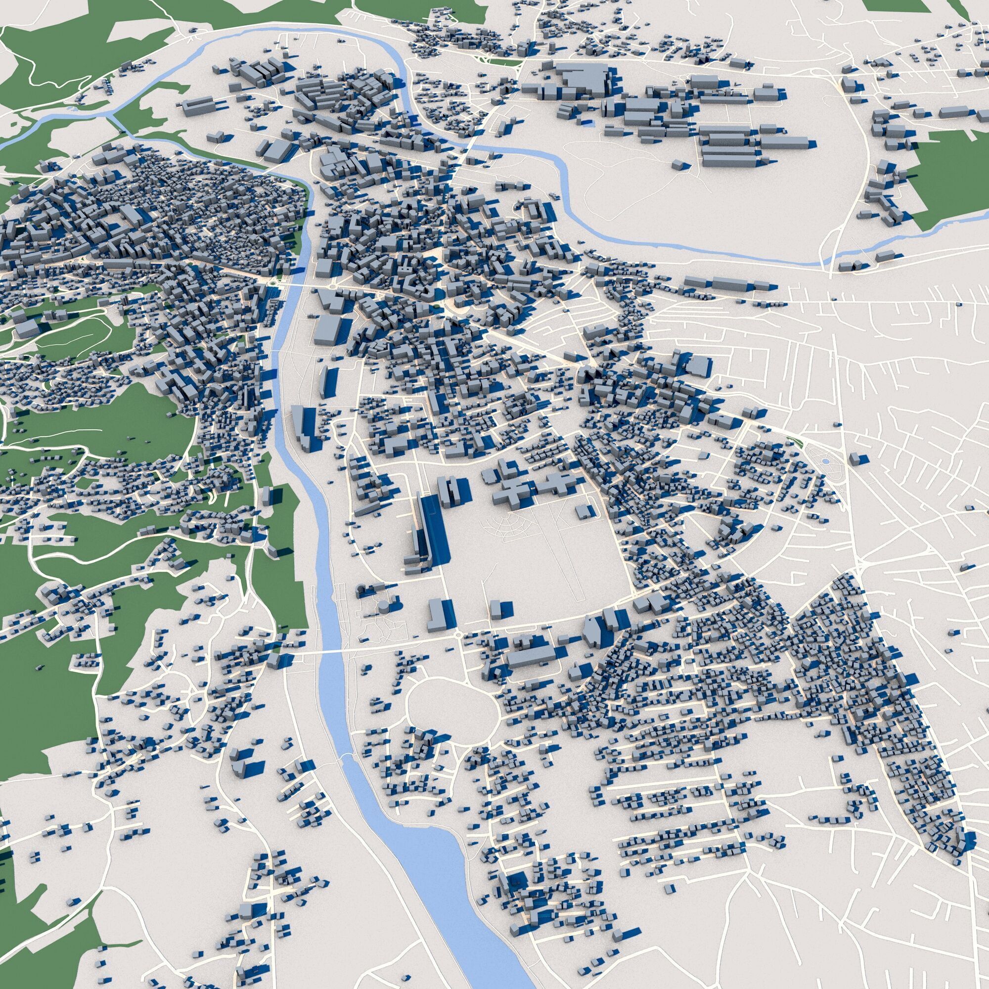 Cityscape Mitrovica Kosovo 3D model_5