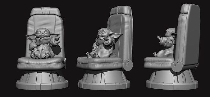 Grogu - Baby Yoda 3D print model