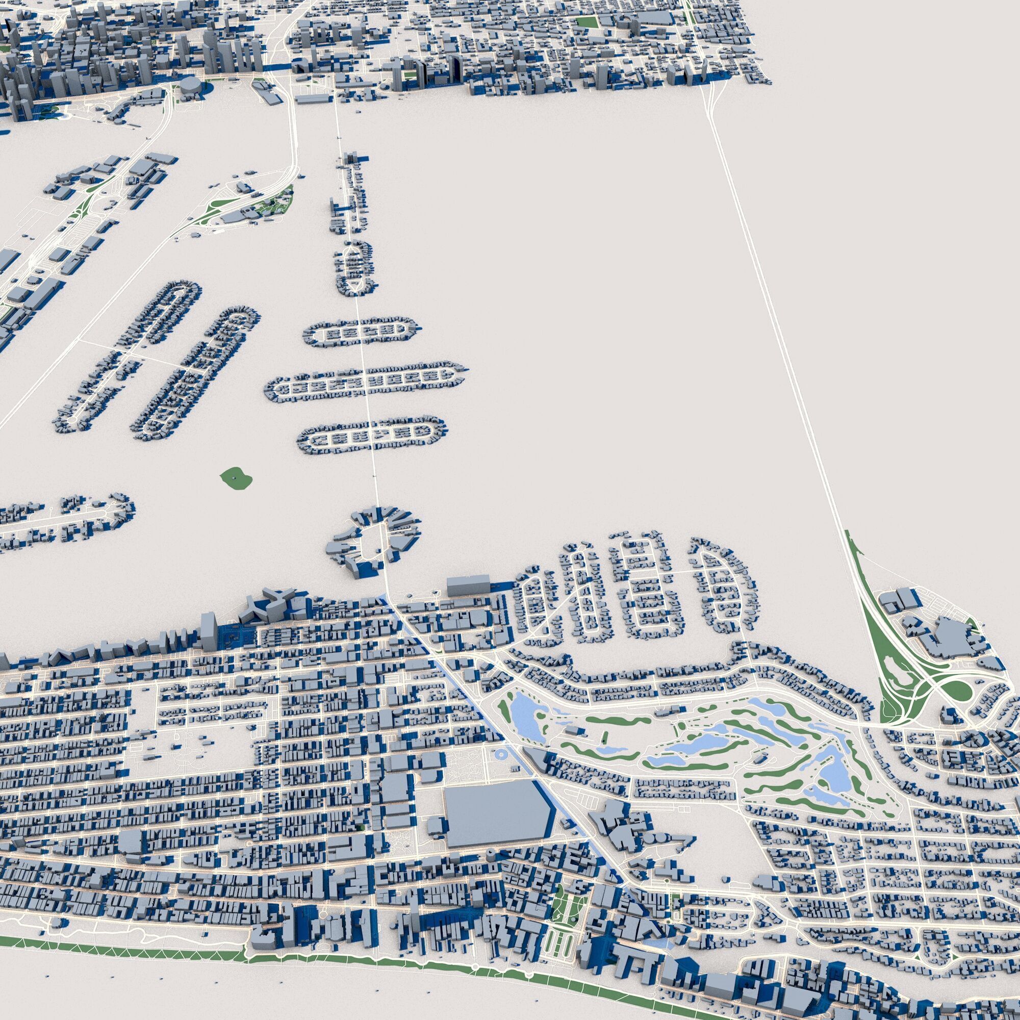 Cityscape Miami Florida USA 3D model_4