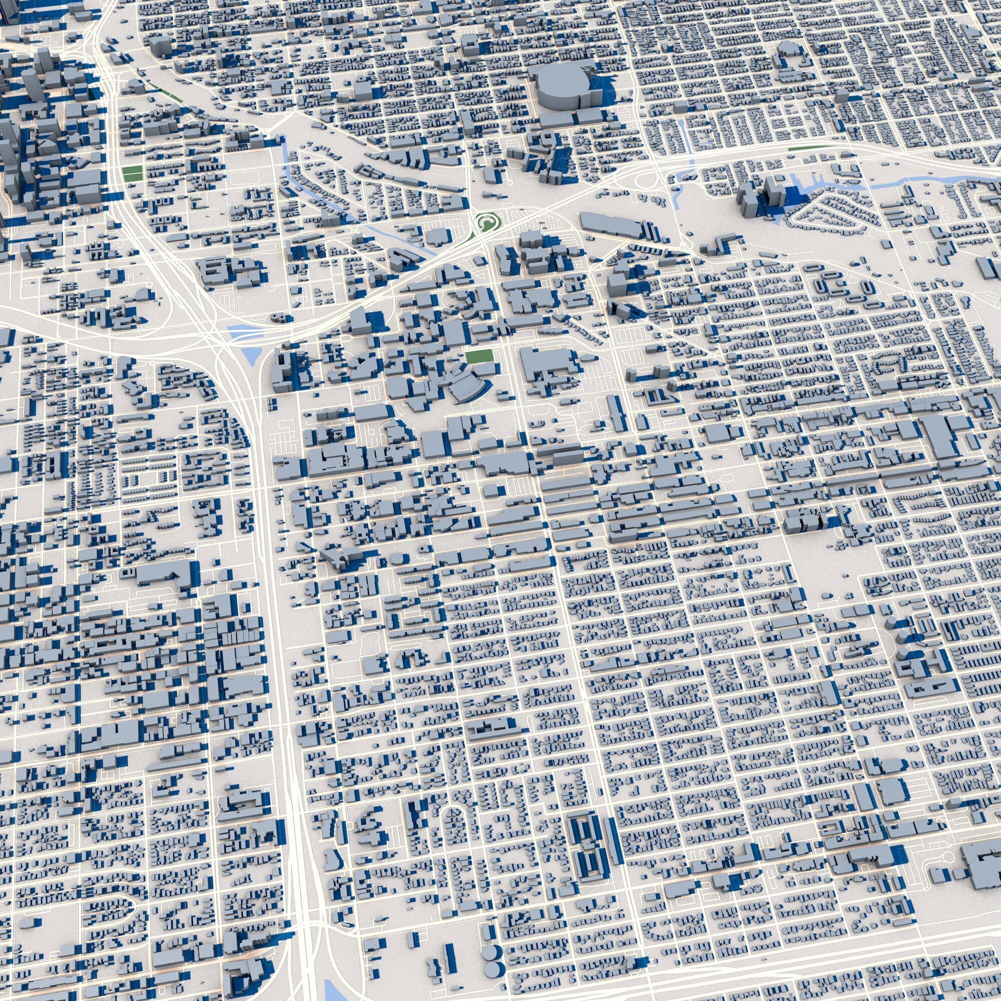 Cityscape Miami Florida USA 3D model_6