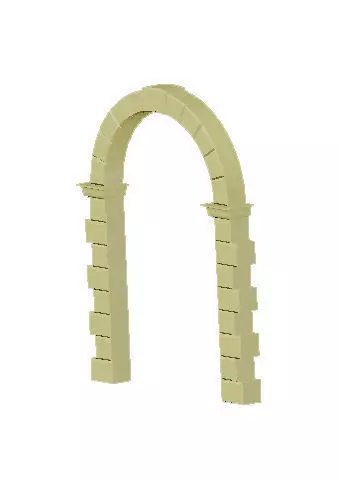 Arco a tutto sesto Romano 3D print model