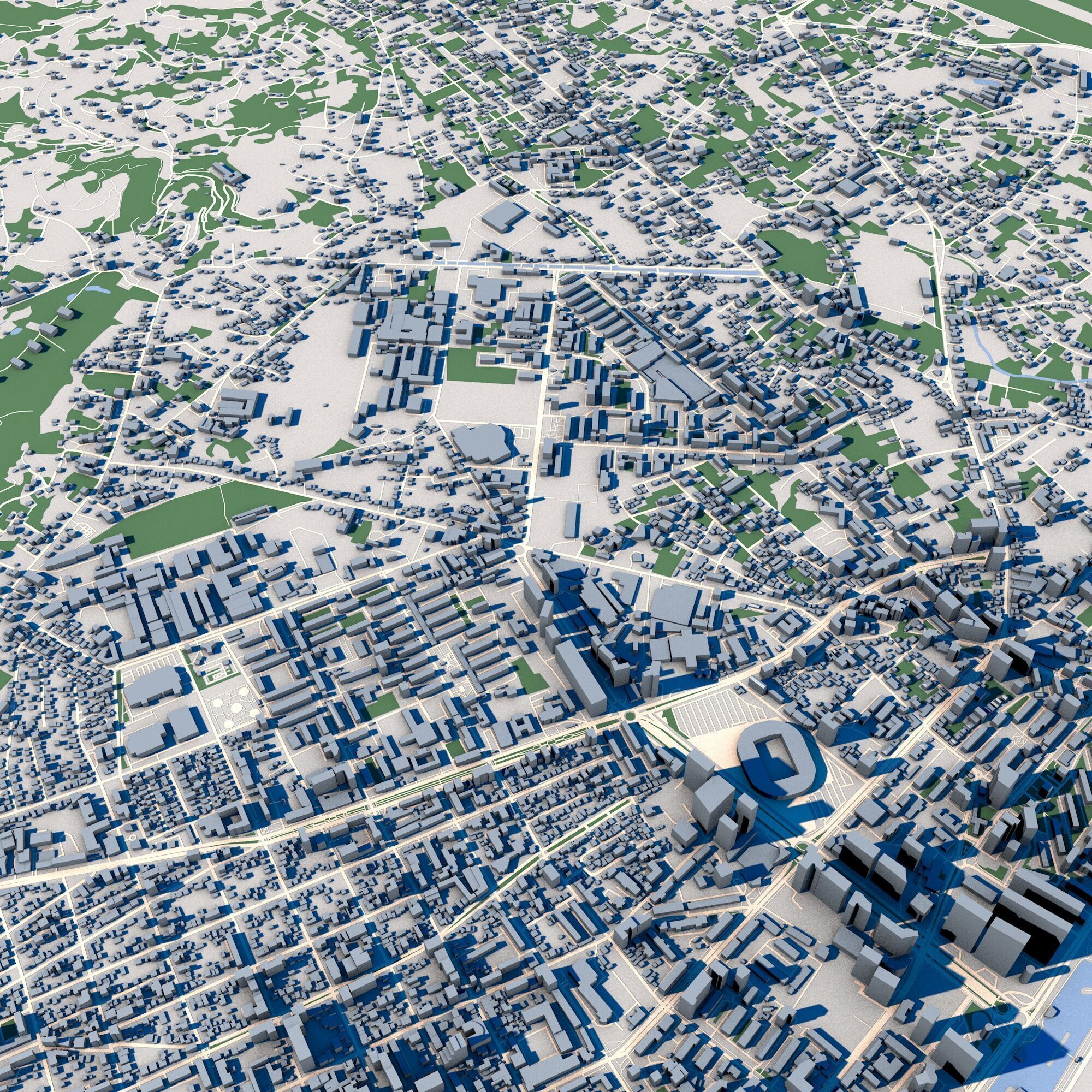 Cityscape Batumi Georgia 3D model_6