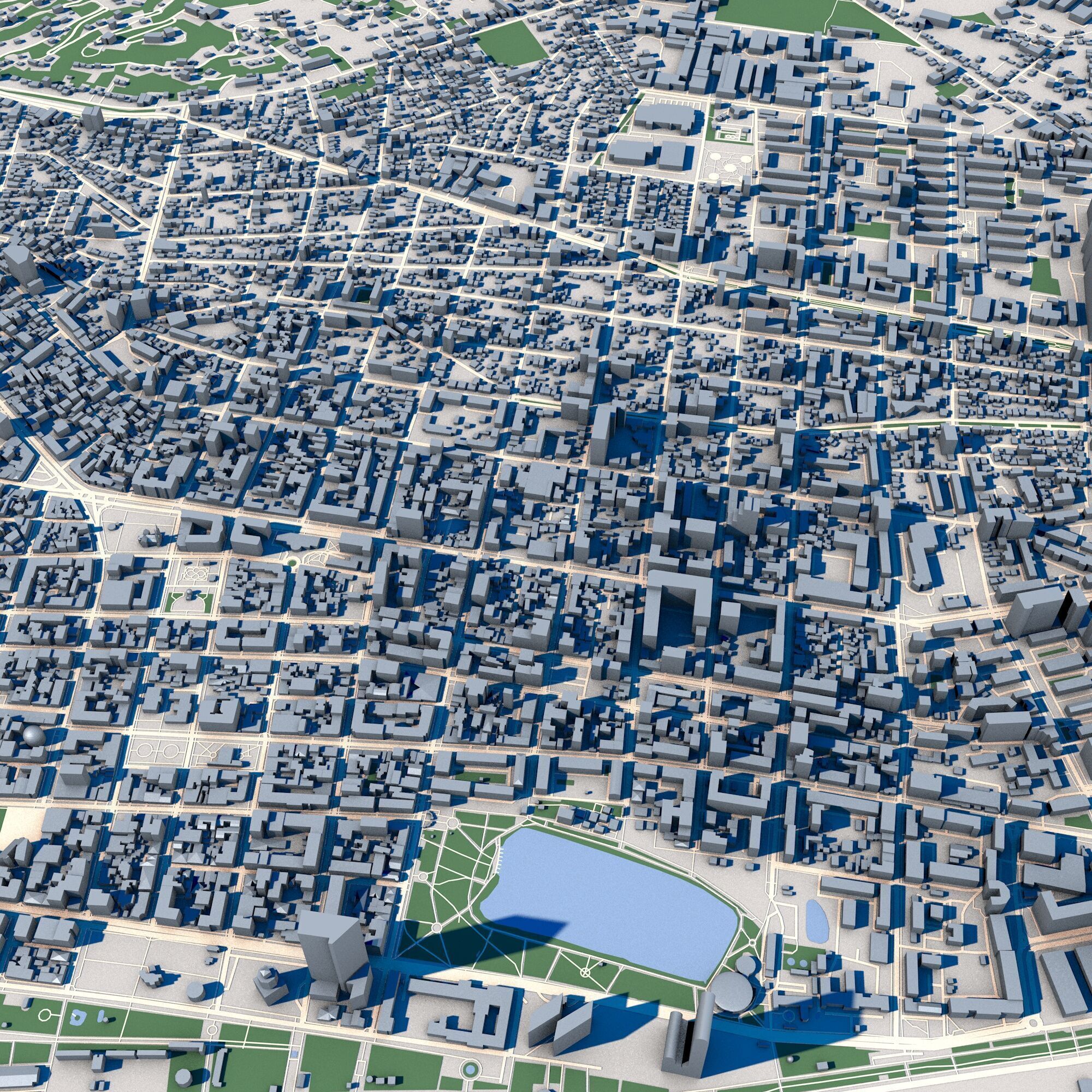 Cityscape Batumi Georgia 3D model_7