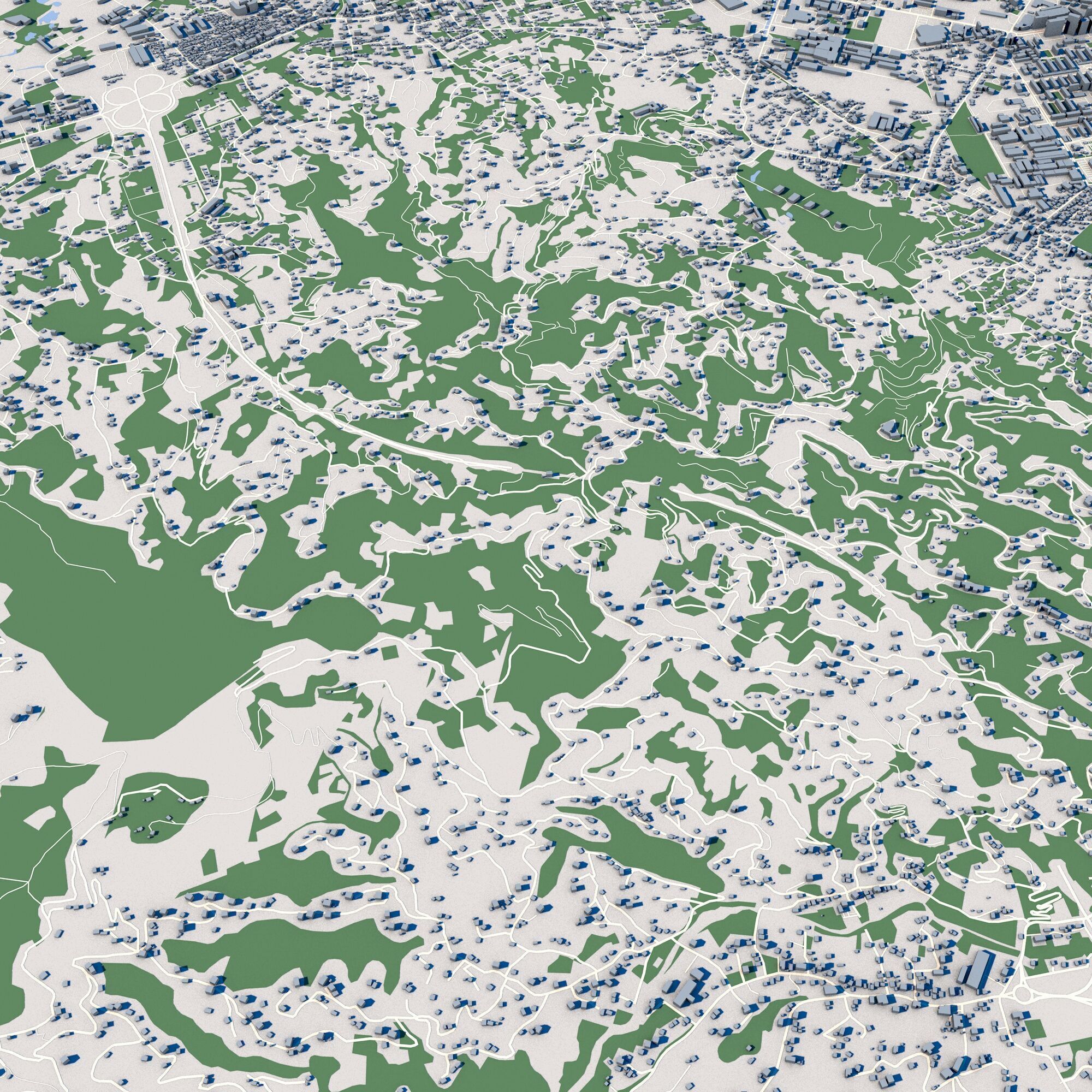 Cityscape Batumi Georgia 3D model_9