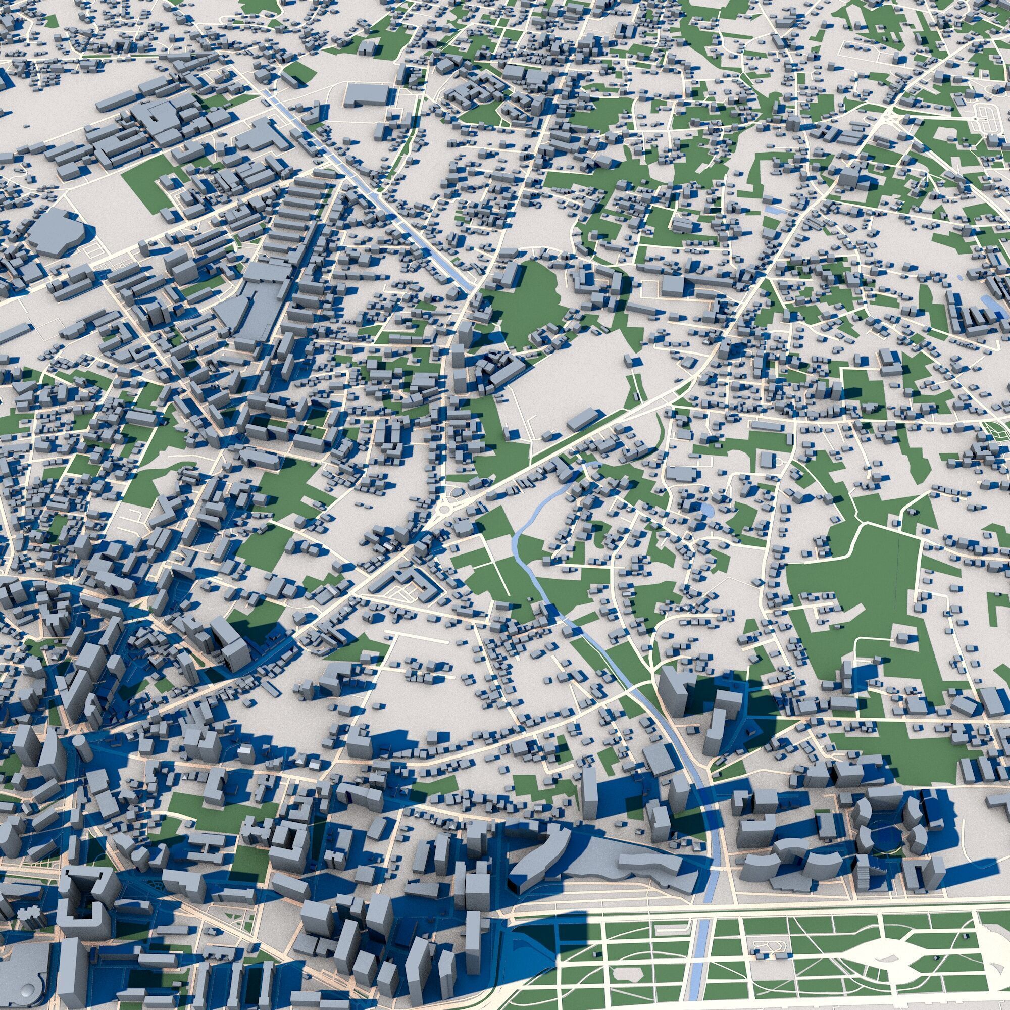 Cityscape Batumi Georgia 3D model_5