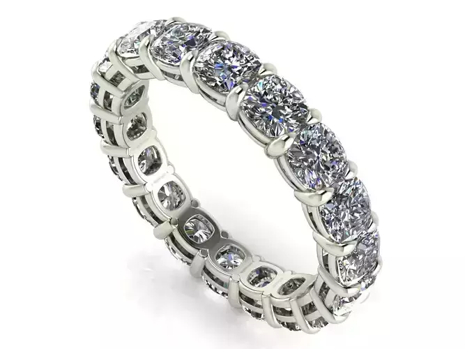 Classic Eternity Bands - Square Cushion - 20 - 40 - 60 points 